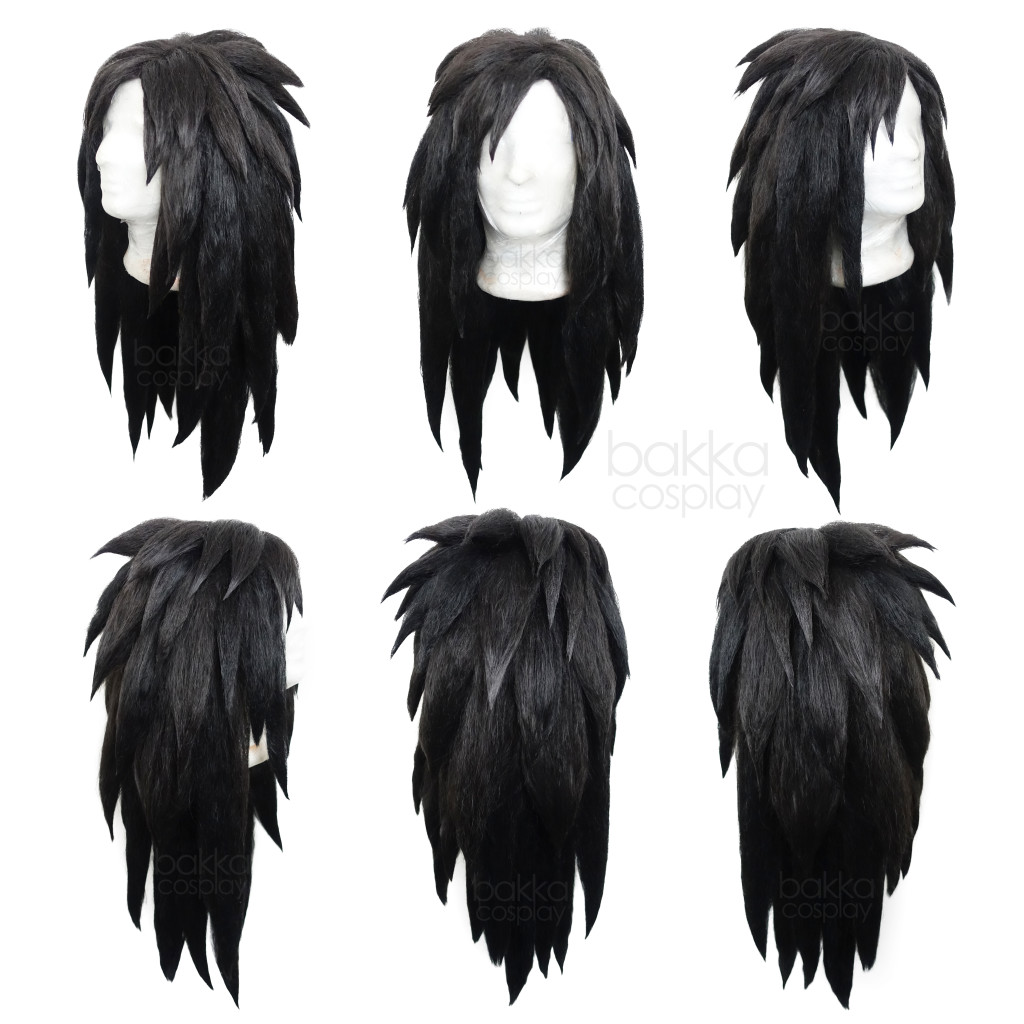 Madara inspired level 1 styling with a single wig and two wefts for the length only